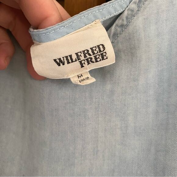 Wilfred Free Lyocell Spaghetti Strap Mini Dress Size Medium - Picture 3 of 6